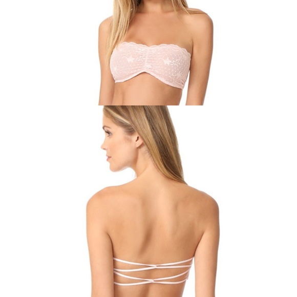 Relisted ✨️ Free People | pink bralette lace bandeau [XS] - Picture 2 of 8